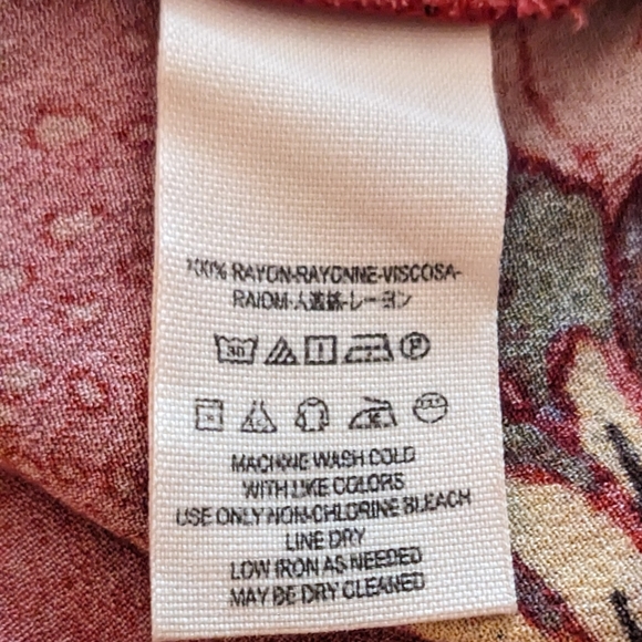 Free People Lovely Day Red Floral Dress S - Picture 4 of 5